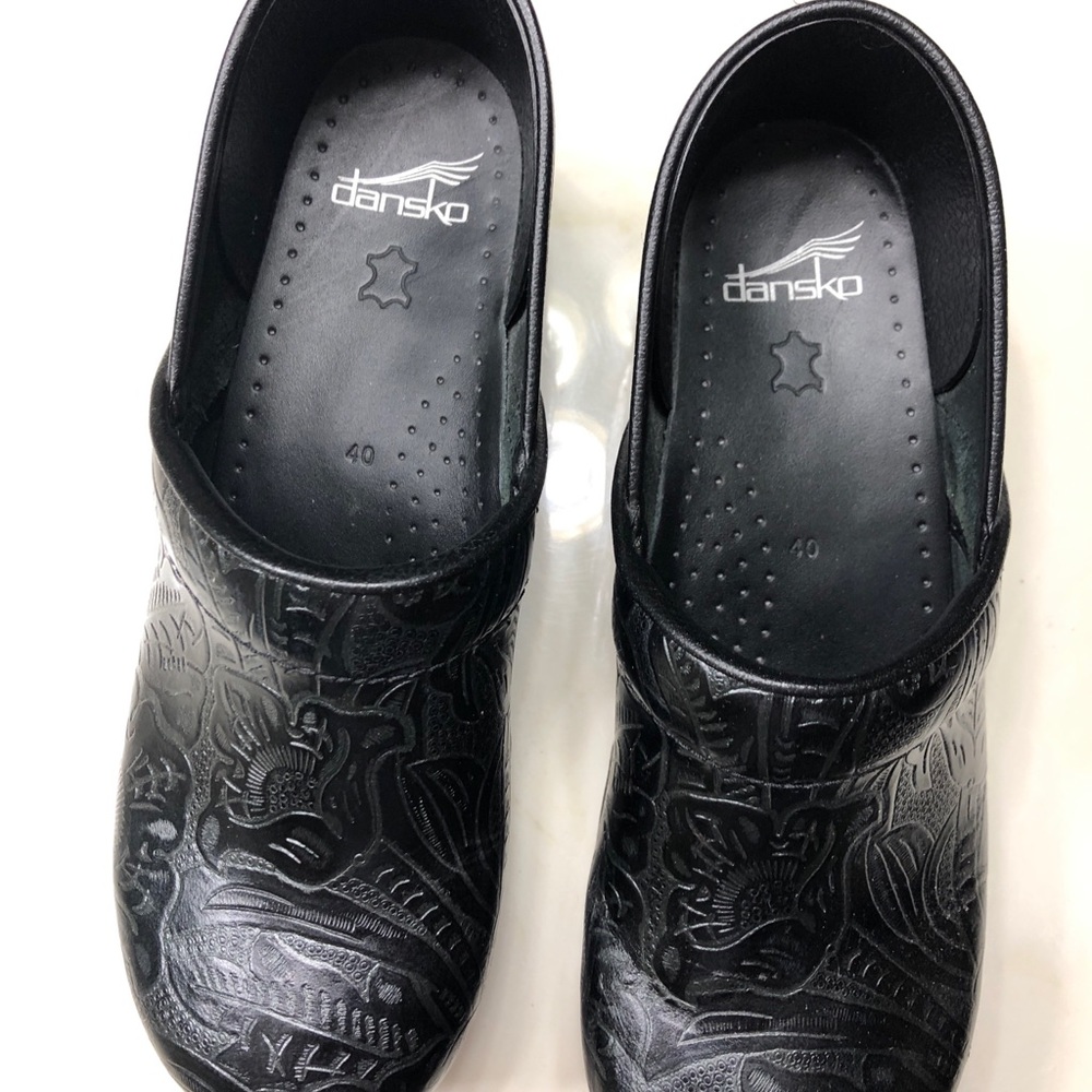 Dansko Tooled Clogs - Picture 3 of 3